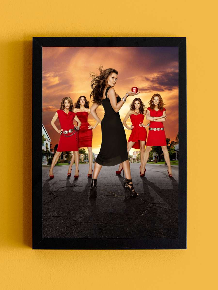 Desperate Housewives Dizi Tablo Siyah Çerçeveli Dizi Poster Duvar Tablo