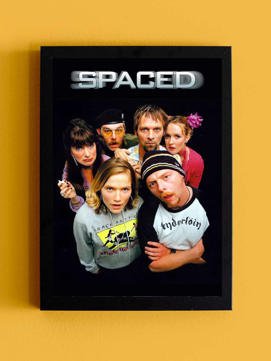 Spaced Dizi Tablo Siyah Çerçeveli Dizi Poster Duvar Tablo