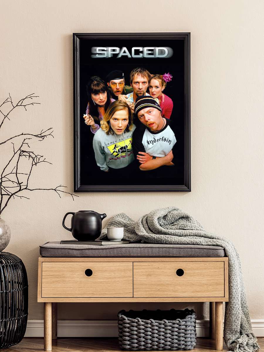 Spaced Dizi Tablo Siyah Çerçeveli Dizi Poster Duvar Tablo