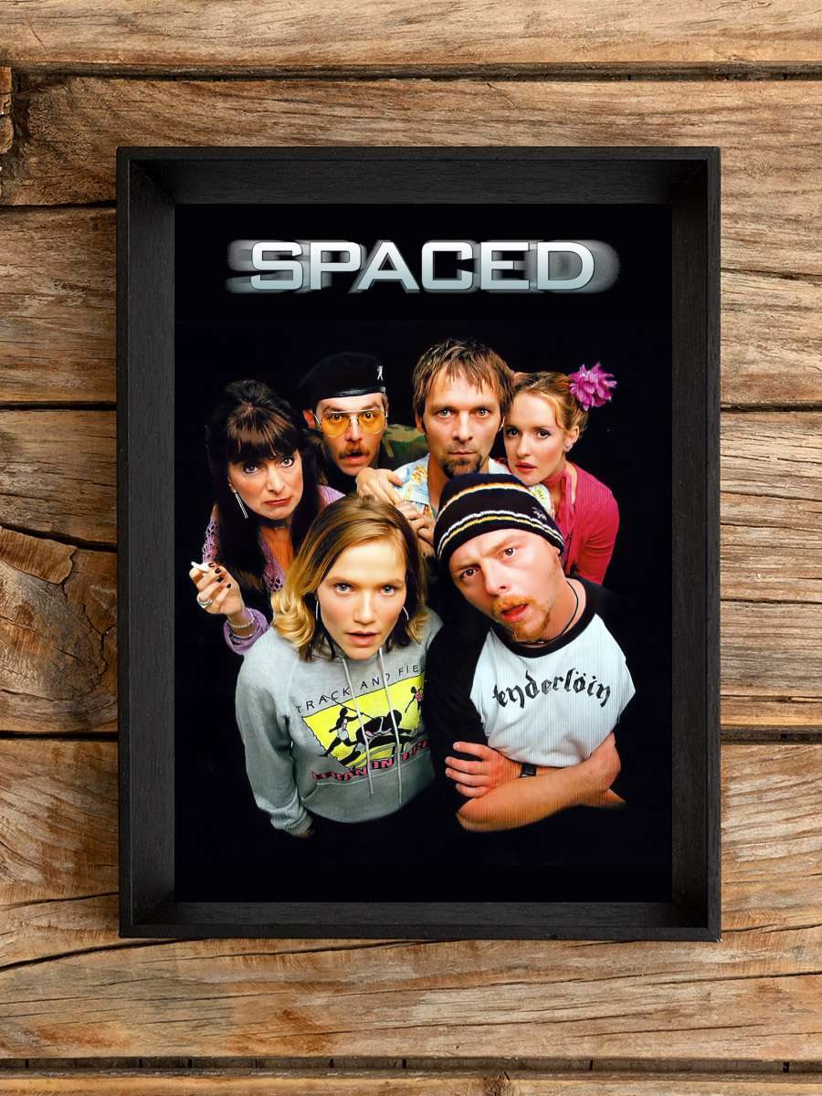 Spaced Dizi Tablo Siyah Çerçeveli Dizi Poster Duvar Tablo