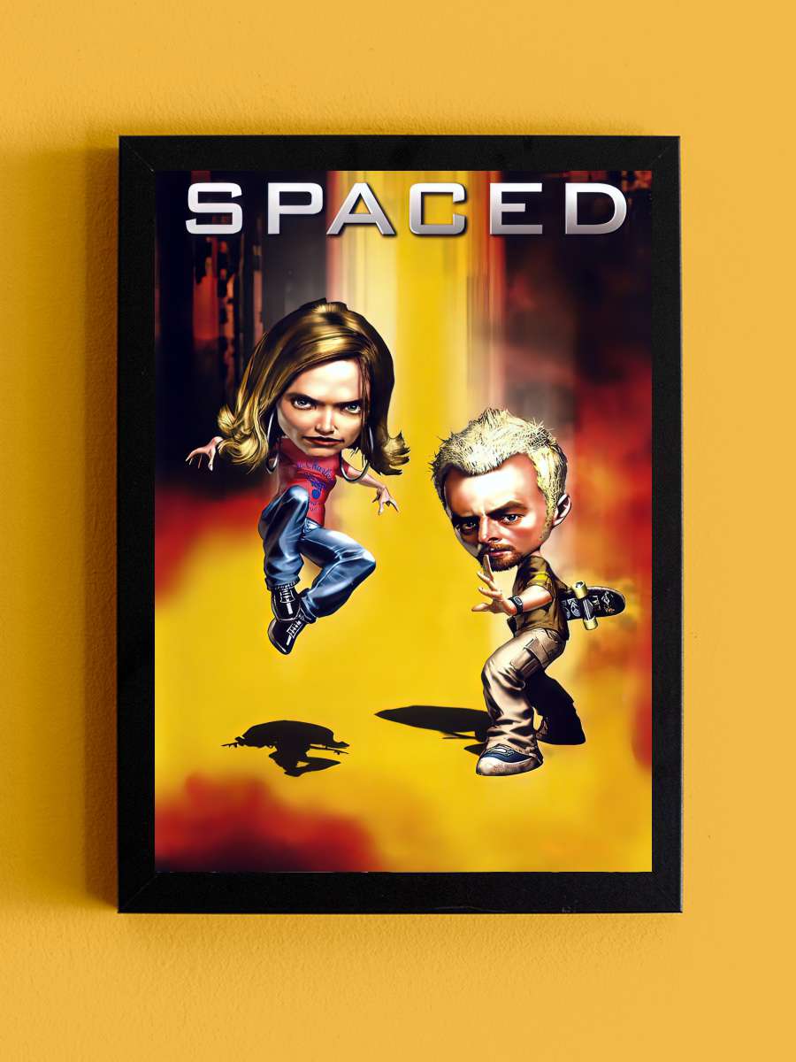 Spaced Dizi Tablo Siyah Çerçeveli Dizi Poster Duvar Tablo