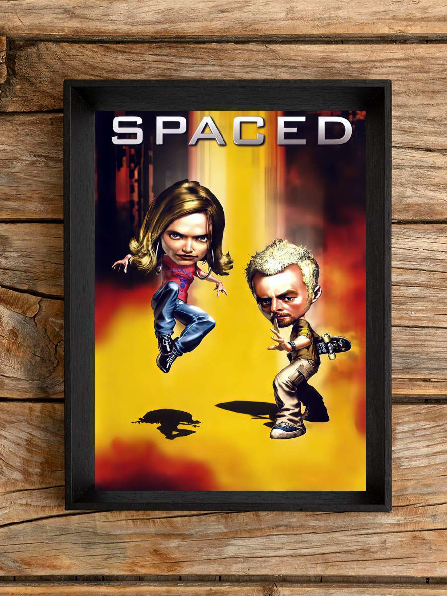 Spaced Dizi Tablo Siyah Çerçeveli Dizi Poster Duvar Tablo