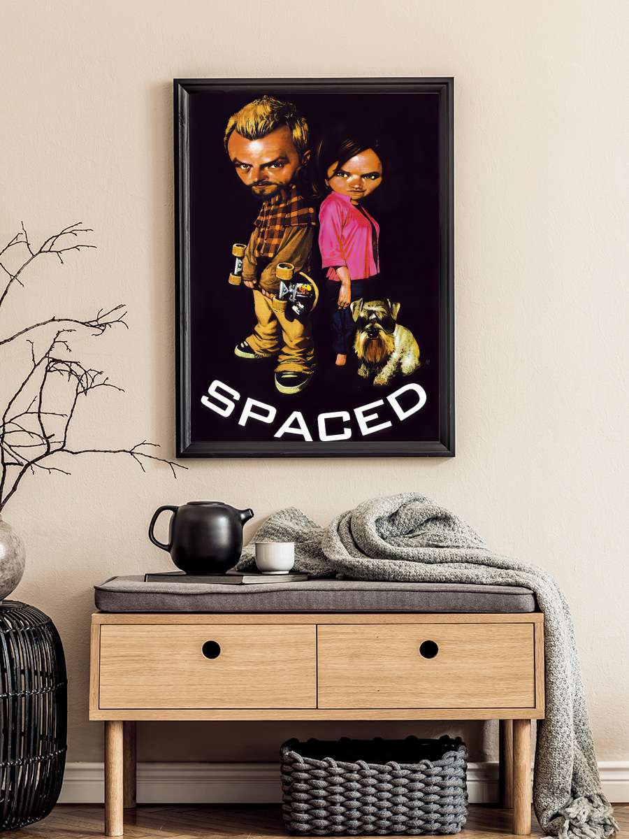 Spaced Dizi Tablo Siyah Çerçeveli Dizi Poster Duvar Tablo