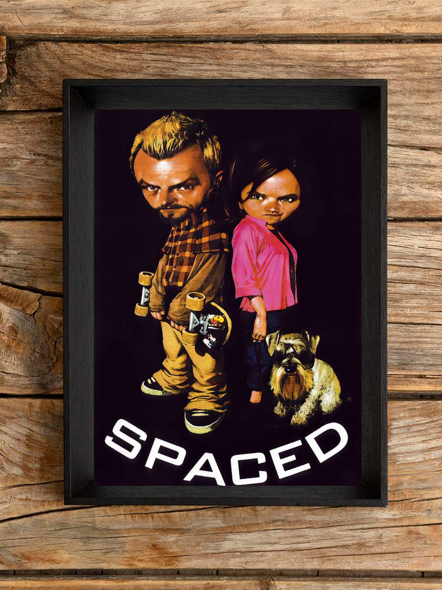 Spaced Dizi Tablo Siyah Çerçeveli Dizi Poster Duvar Tablo