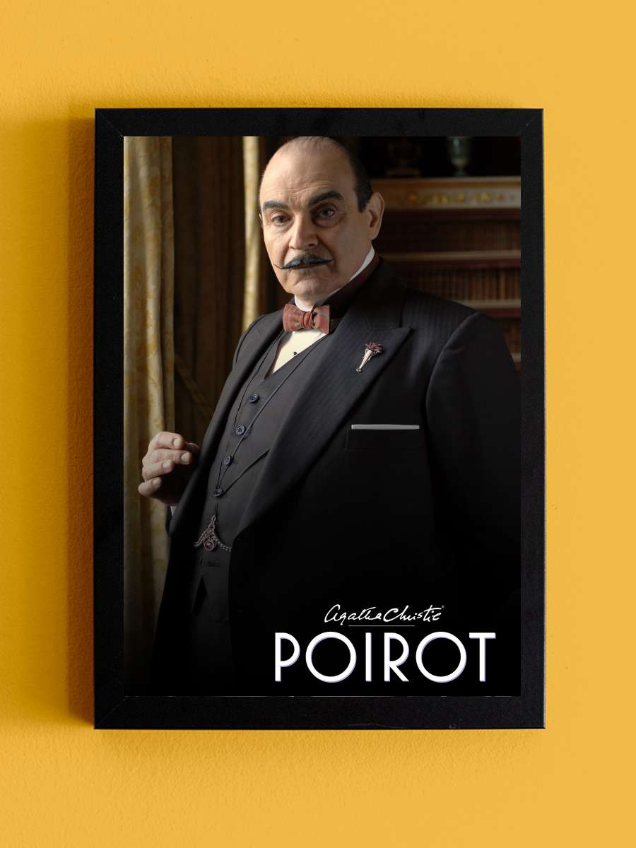 Herkül Puaro - Agatha Christie's Poirot Dizi Tablo Siyah Çerçeveli Dizi Poster Duvar Tablo