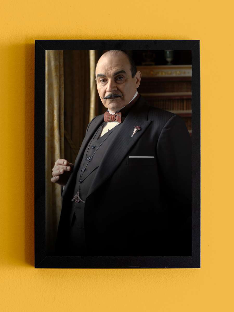 Herkül Puaro - Agatha Christie's Poirot Dizi Tablo Siyah Çerçeveli Dizi Poster Duvar Tablo