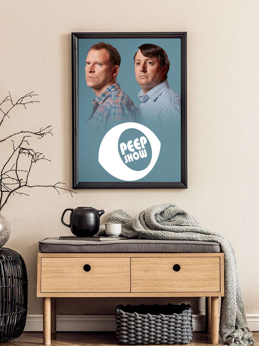 Peep Show Dizi Tablo Siyah Çerçeveli Dizi Poster Duvar Tablo