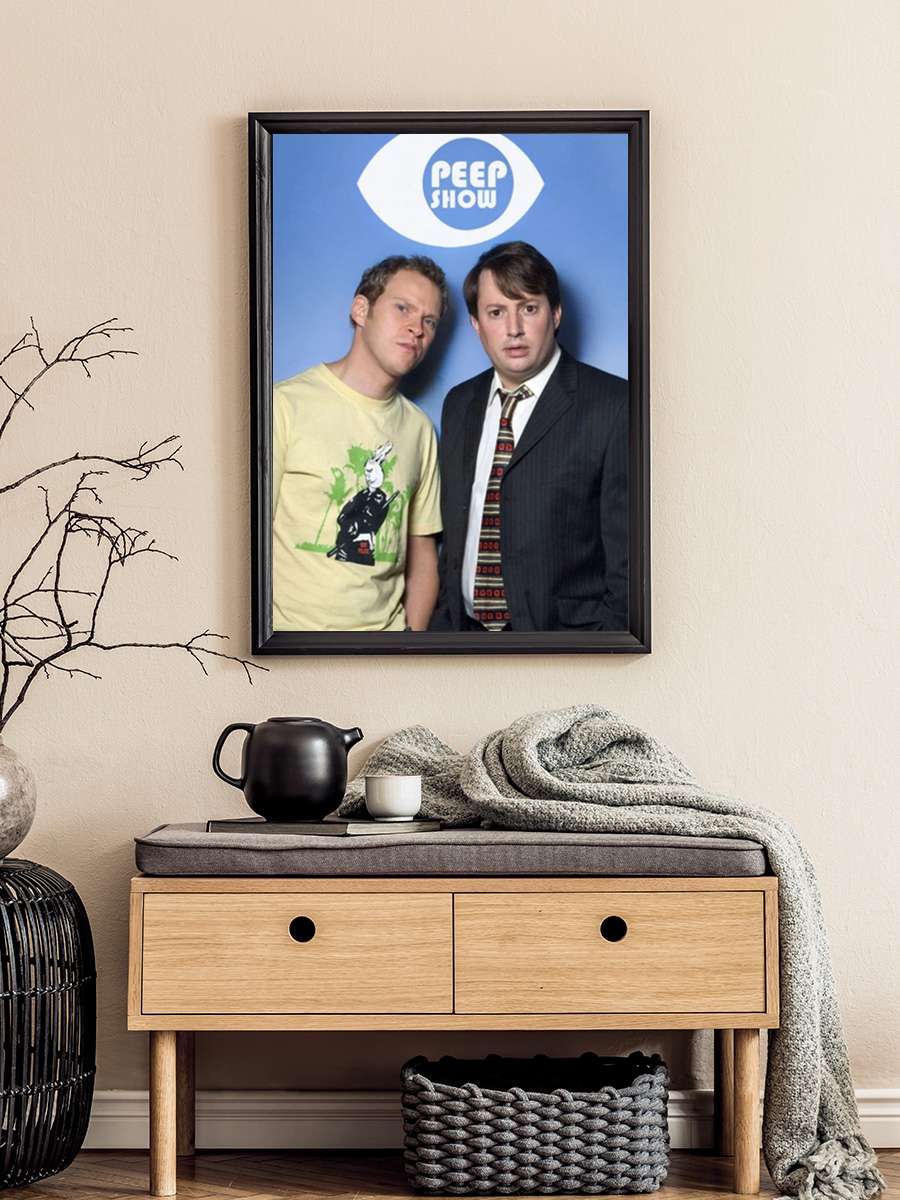 Peep Show Dizi Tablo Siyah Çerçeveli Dizi Poster Duvar Tablo