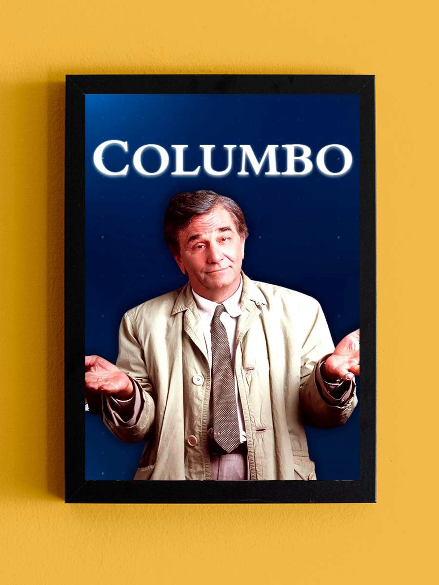 Columbo Dizi Tablo Siyah Çerçeveli Dizi Poster Duvar Tablo