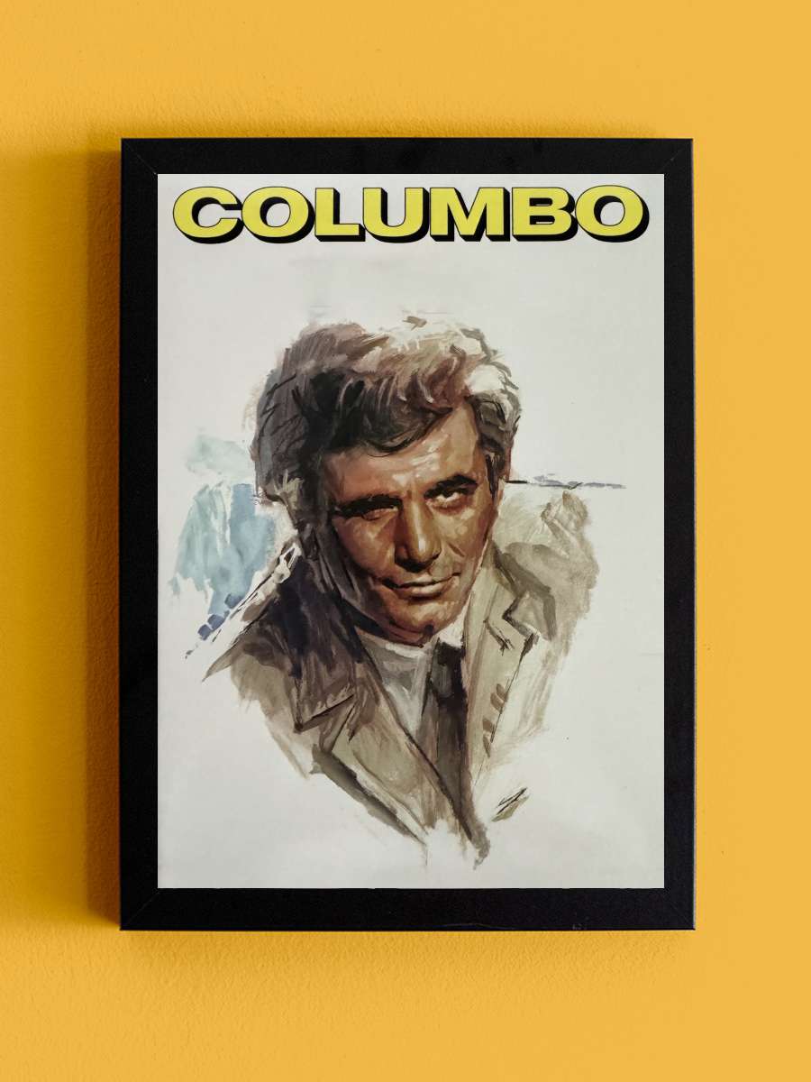 Columbo Dizi Tablo Siyah Çerçeveli Dizi Poster Duvar Tablo