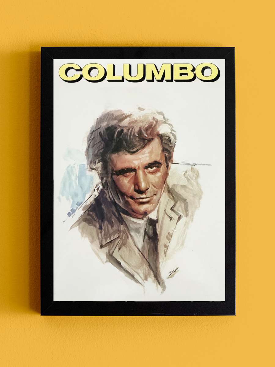 Columbo Dizi Tablo Siyah Çerçeveli Dizi Poster Duvar Tablo