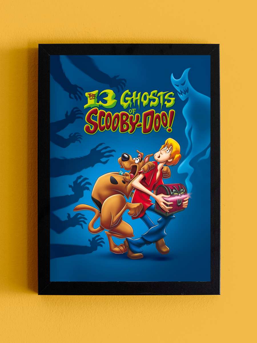 The 13 Ghosts of Scooby-Doo Dizi Tablo Siyah Çerçeveli Dizi Poster Duvar Tablo