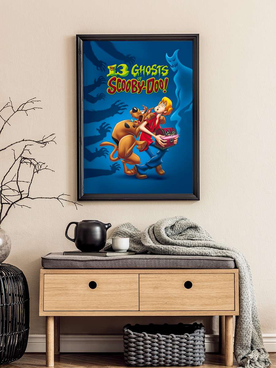 The 13 Ghosts of Scooby-Doo Dizi Tablo Siyah Çerçeveli Dizi Poster Duvar Tablo