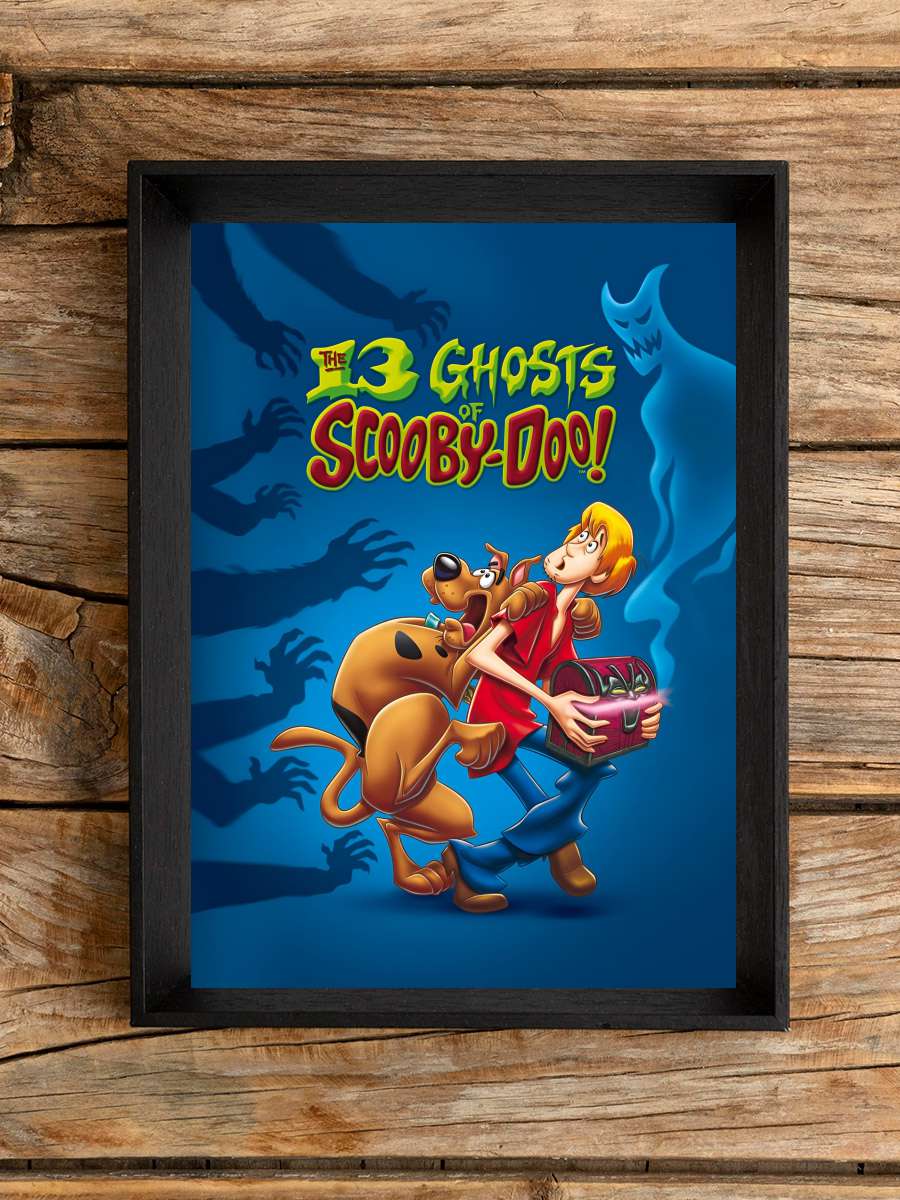 The 13 Ghosts of Scooby-Doo Dizi Tablo Siyah Çerçeveli Dizi Poster Duvar Tablo