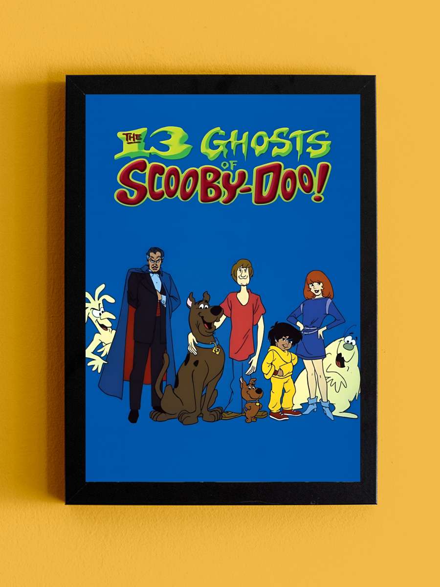 The 13 Ghosts of Scooby-Doo Dizi Tablo Siyah Çerçeveli Dizi Poster Duvar Tablo