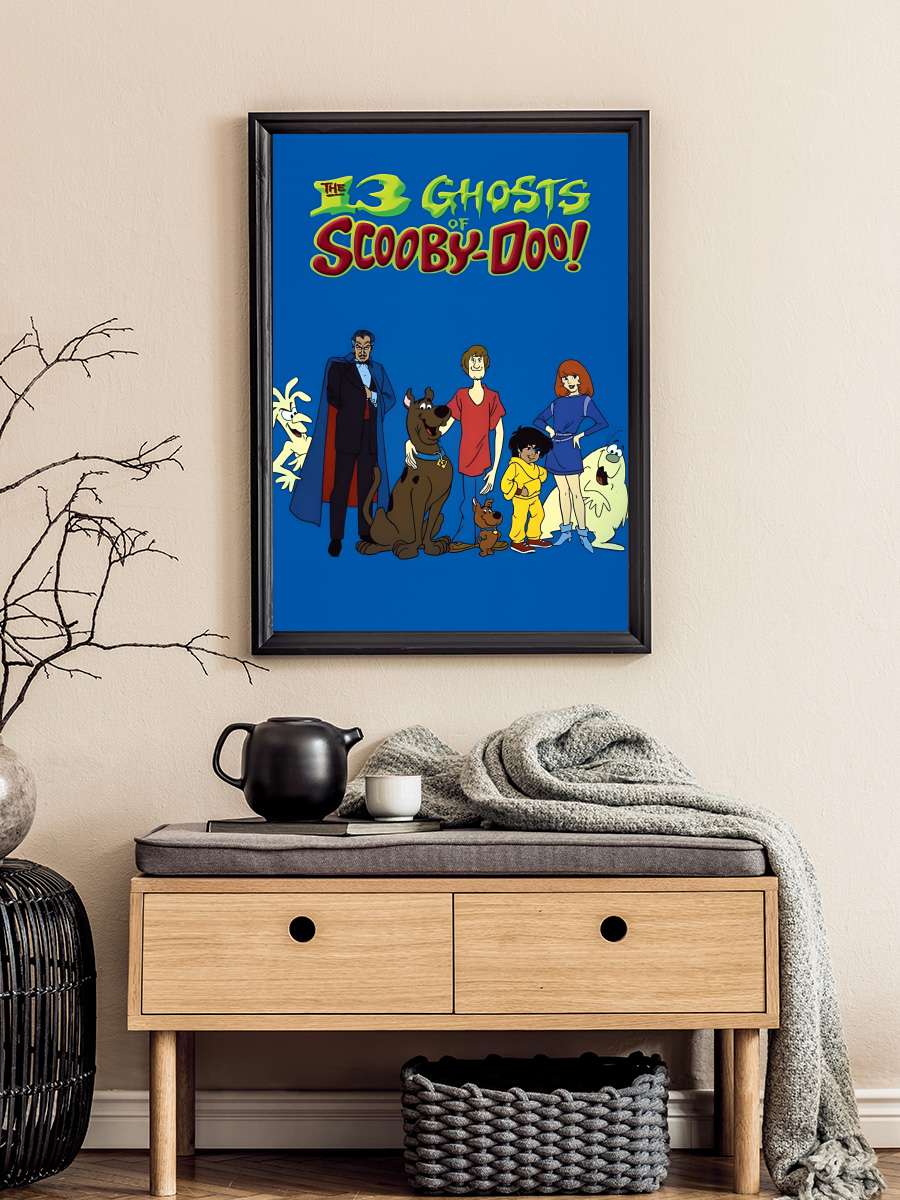 The 13 Ghosts of Scooby-Doo Dizi Tablo Siyah Çerçeveli Dizi Poster Duvar Tablo