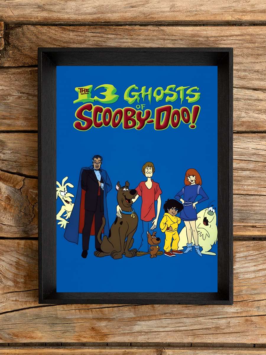 The 13 Ghosts of Scooby-Doo Dizi Tablo Siyah Çerçeveli Dizi Poster Duvar Tablo