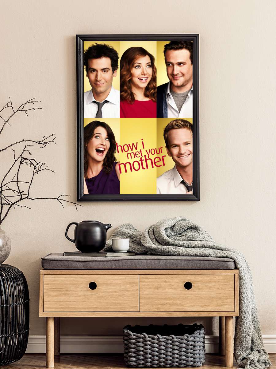 How I Met Your Mother Dizi Tablo Siyah Çerçeveli Dizi Poster Duvar Tablo