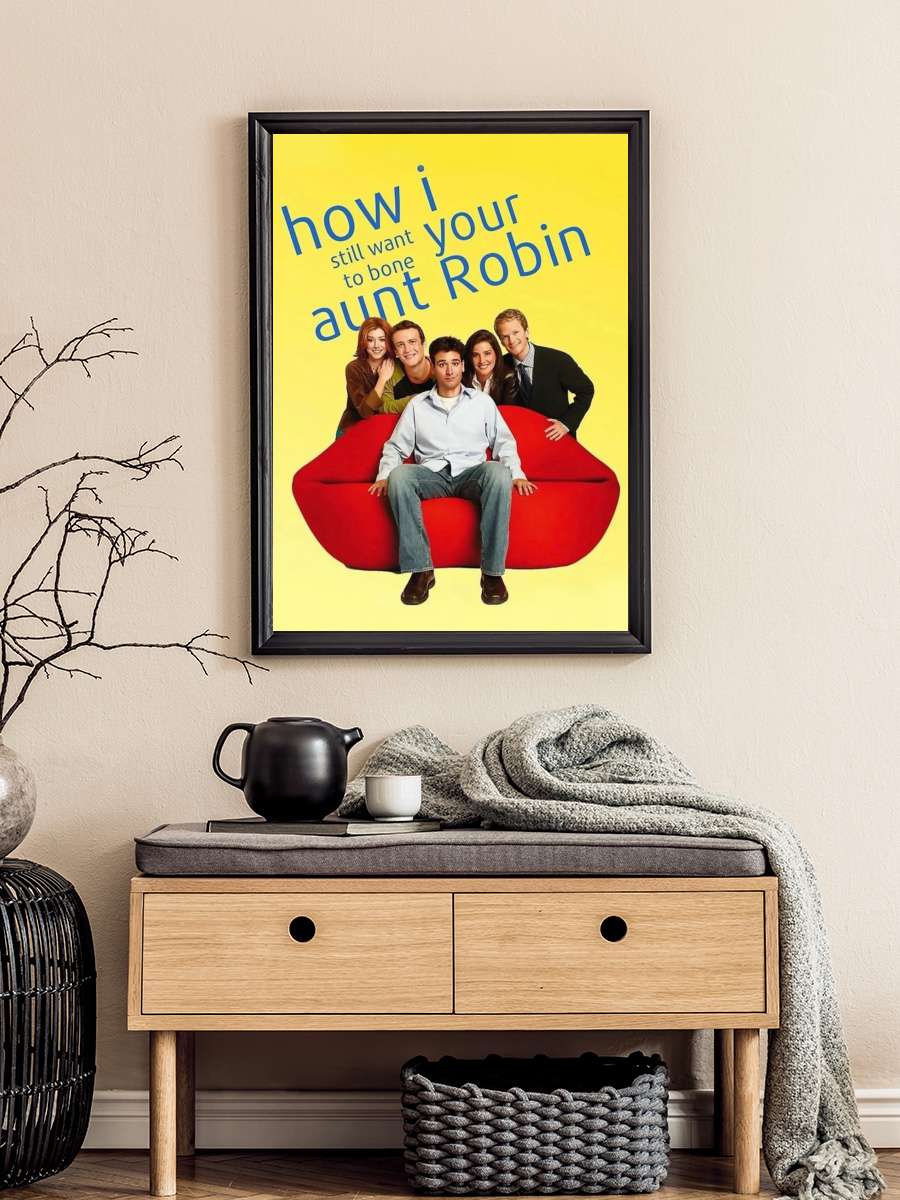 How I Met Your Mother Dizi Tablo Siyah Çerçeveli Dizi Poster Duvar Tablo