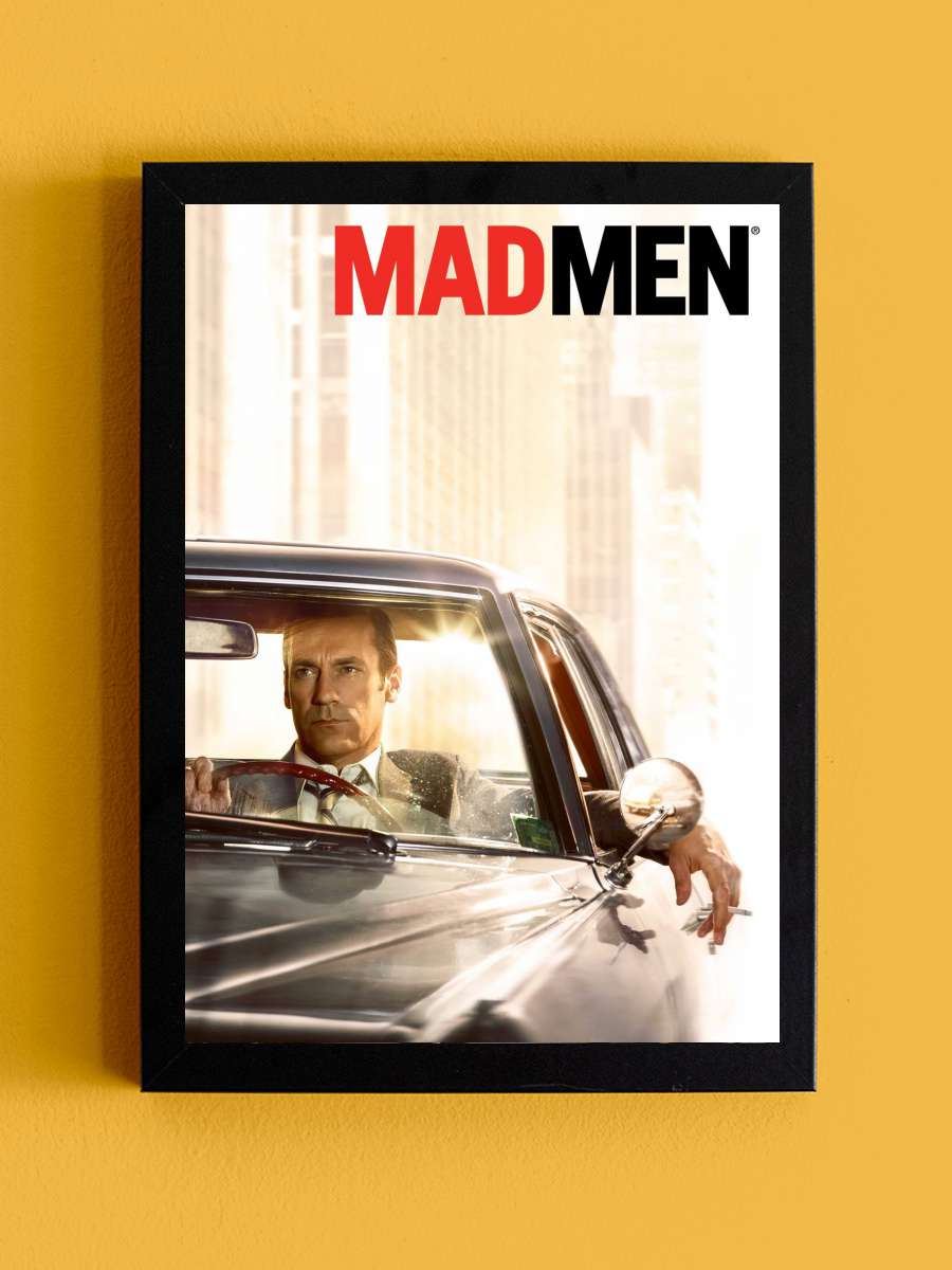 Mad Men Dizi Tablo Siyah Çerçeveli Dizi Poster Duvar Tablo