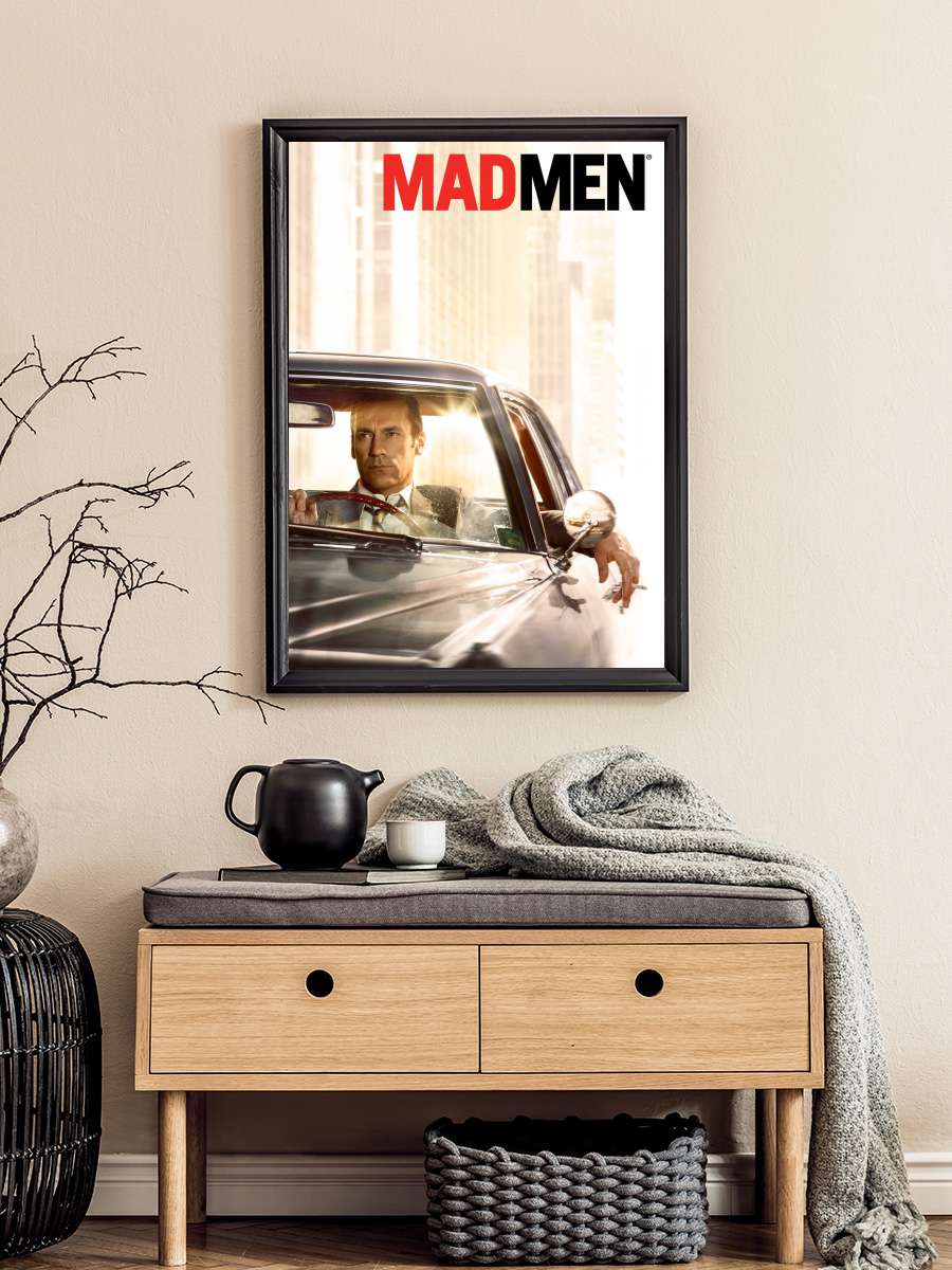 Mad Men Dizi Tablo Siyah Çerçeveli Dizi Poster Duvar Tablo