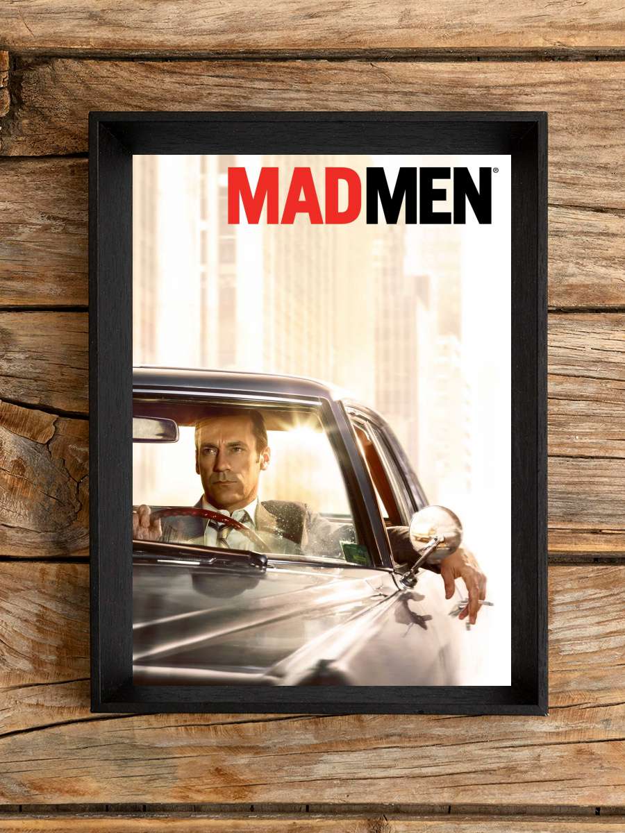 Mad Men Dizi Tablo Siyah Çerçeveli Dizi Poster Duvar Tablo