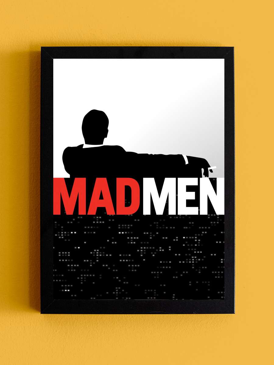 Mad Men Dizi Tablo Siyah Çerçeveli Dizi Poster Duvar Tablo