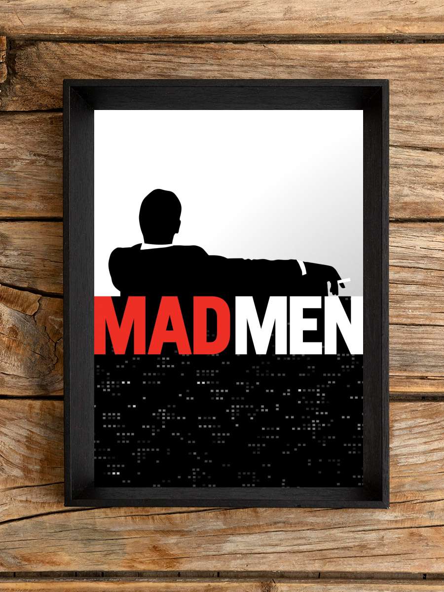 Mad Men Dizi Tablo Siyah Çerçeveli Dizi Poster Duvar Tablo