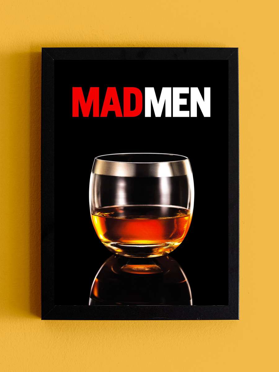 Mad Men Dizi Tablo Siyah Çerçeveli Dizi Poster Duvar Tablo