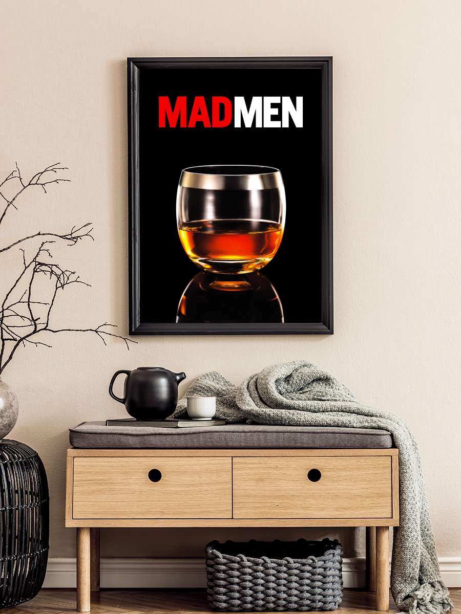 Mad Men Dizi Tablo Siyah Çerçeveli Dizi Poster Duvar Tablo