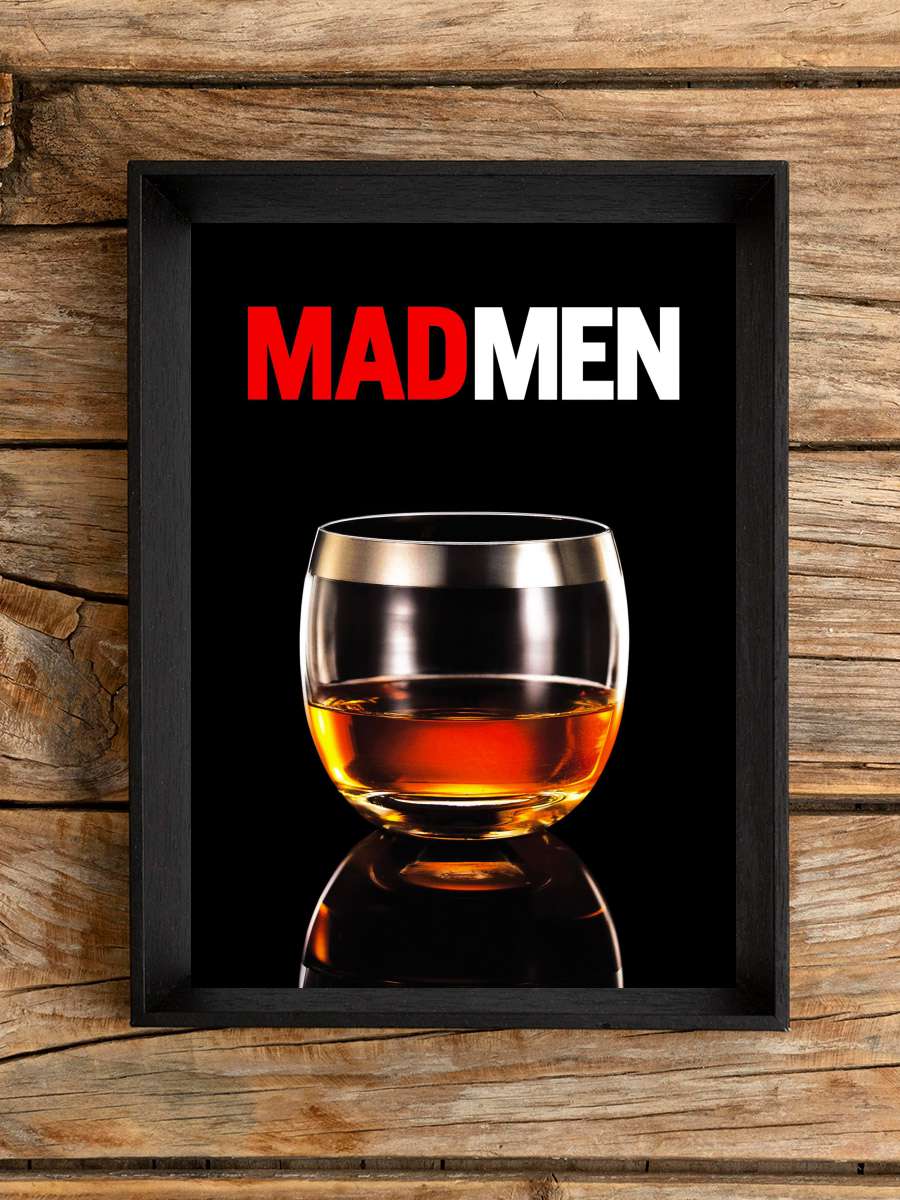 Mad Men Dizi Tablo Siyah Çerçeveli Dizi Poster Duvar Tablo