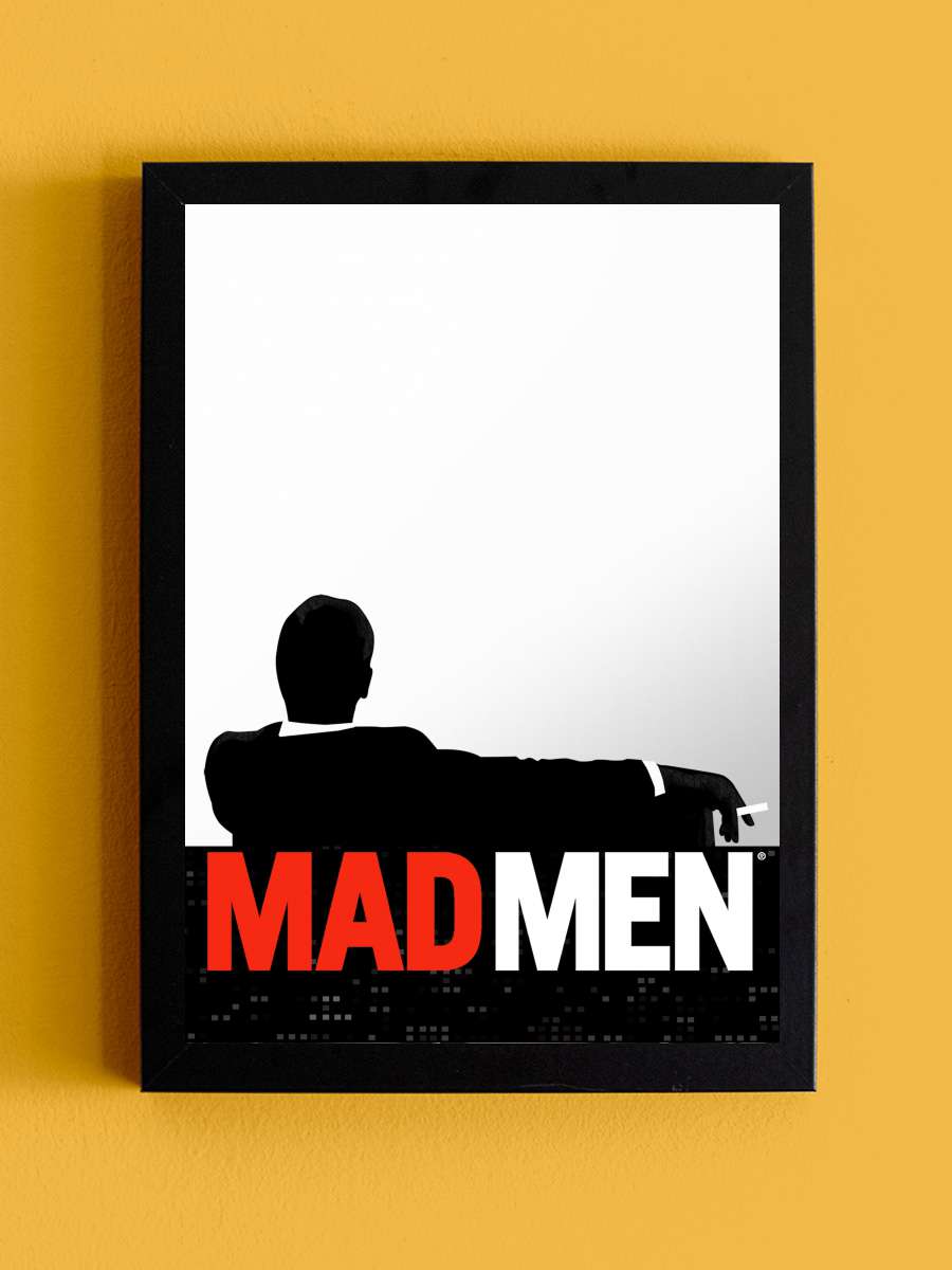 Mad Men Dizi Tablo Siyah Çerçeveli Dizi Poster Duvar Tablo