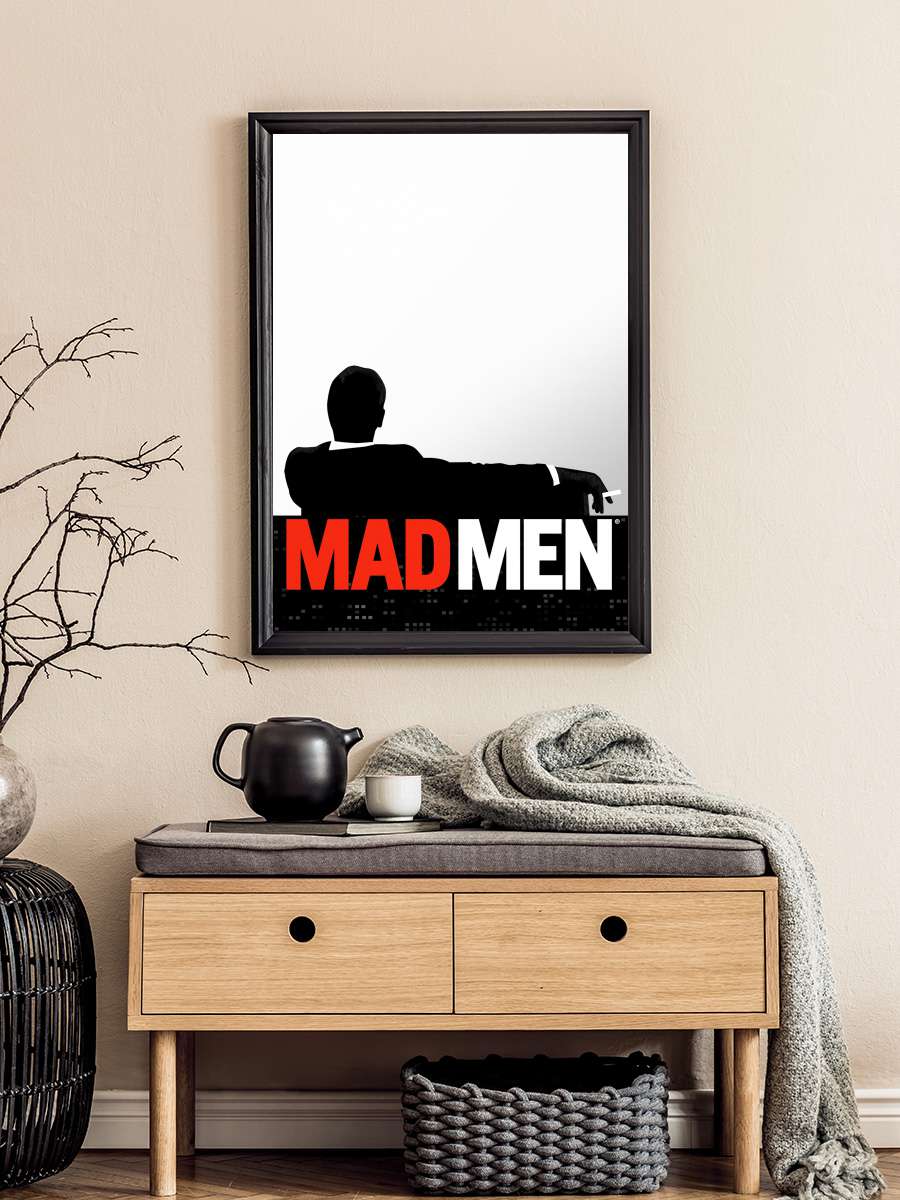 Mad Men Dizi Tablo Siyah Çerçeveli Dizi Poster Duvar Tablo