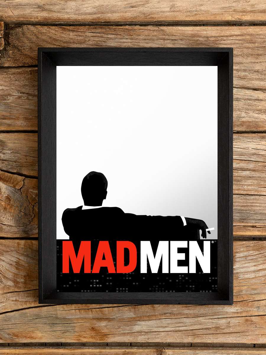 Mad Men Dizi Tablo Siyah Çerçeveli Dizi Poster Duvar Tablo