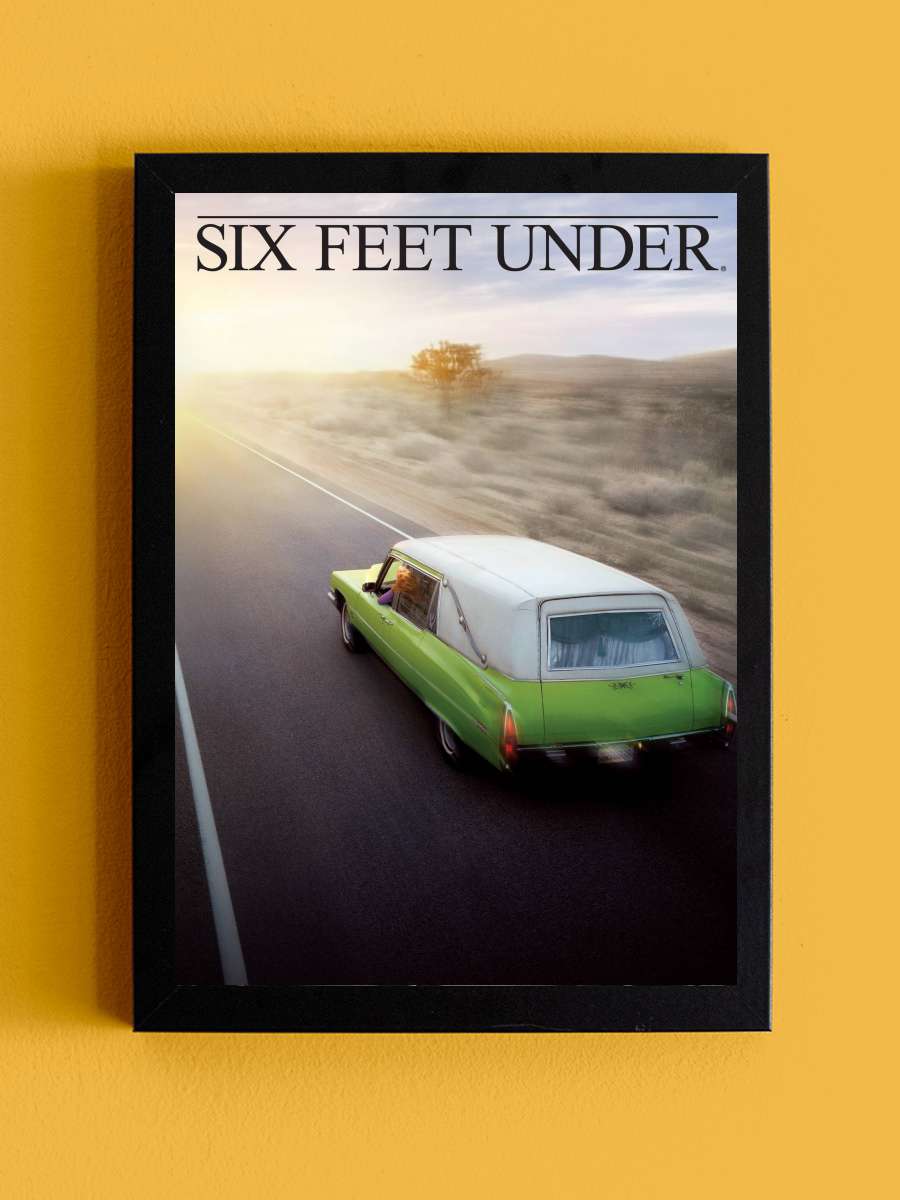 Six Feet Under Dizi Tablo Siyah Çerçeveli Dizi Poster Duvar Tablo