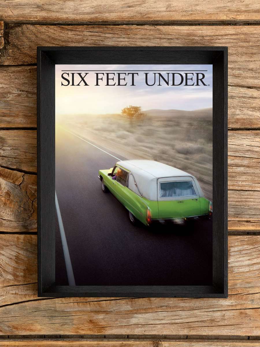 Six Feet Under Dizi Tablo Siyah Çerçeveli Dizi Poster Duvar Tablo