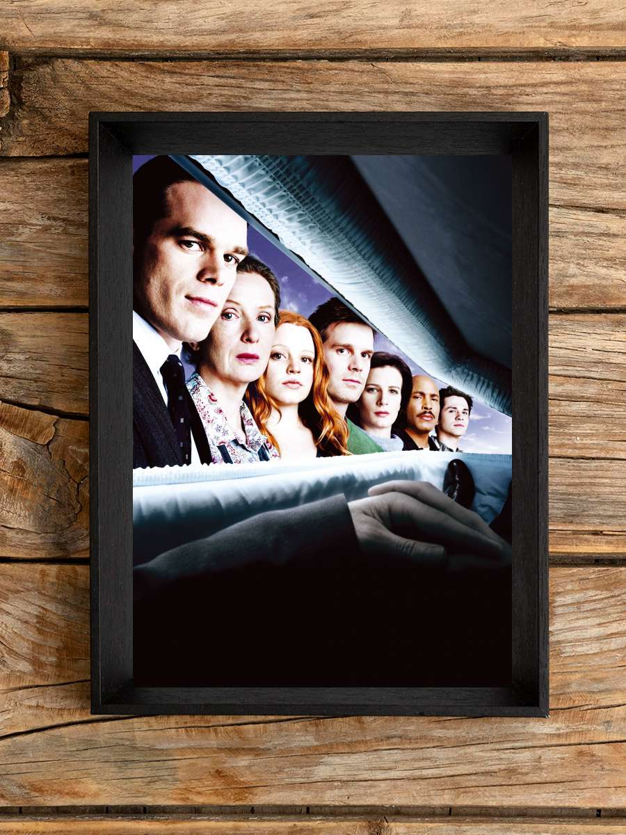 Six Feet Under Dizi Tablo Siyah Çerçeveli Dizi Poster Duvar Tablo