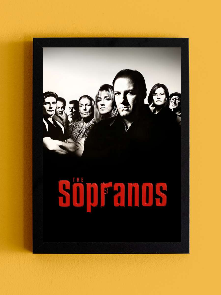 The Sopranos Dizi Tablo Siyah Çerçeveli Dizi Poster Duvar Tablo