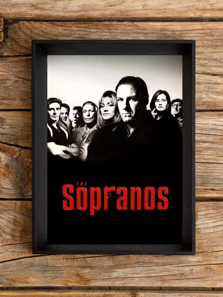 The Sopranos Dizi Tablo Siyah Çerçeveli Dizi Poster Duvar Tablo