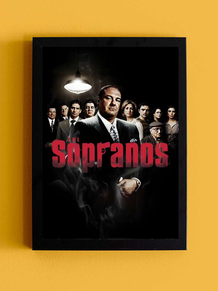 The Sopranos Dizi Tablo Siyah Çerçeveli Dizi Poster Duvar Tablo