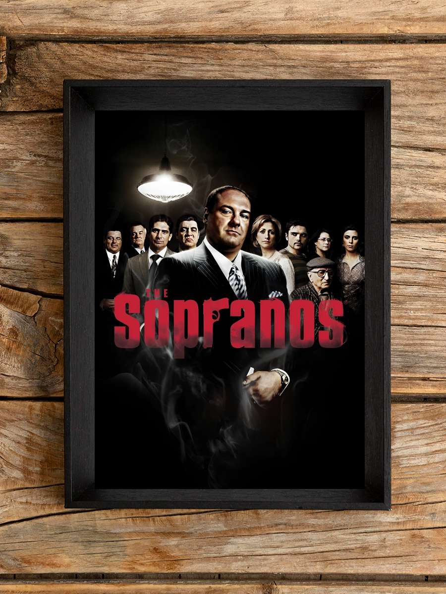 The Sopranos Dizi Tablo Siyah Çerçeveli Dizi Poster Duvar Tablo