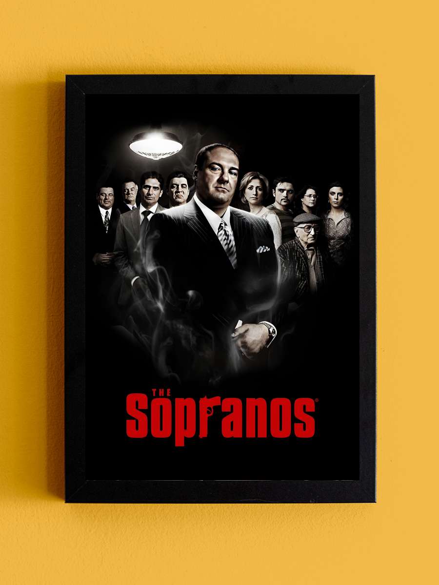 The Sopranos Dizi Tablo Siyah Çerçeveli Dizi Poster Duvar Tablo