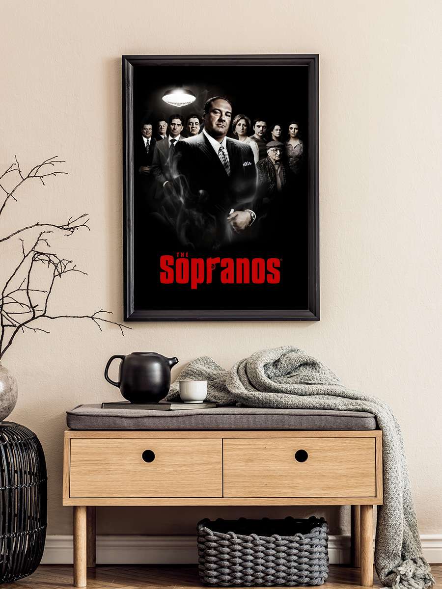 The Sopranos Dizi Tablo Siyah Çerçeveli Dizi Poster Duvar Tablo