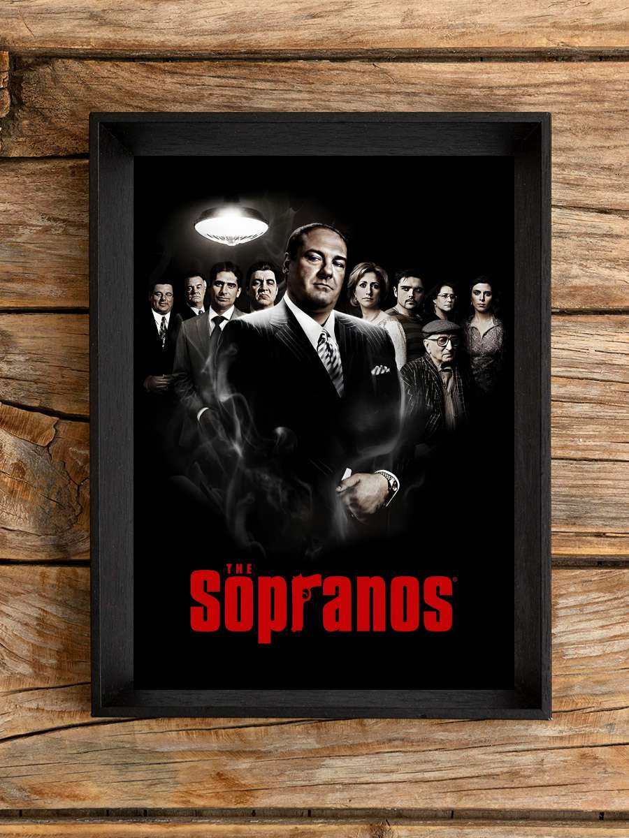 The Sopranos Dizi Tablo Siyah Çerçeveli Dizi Poster Duvar Tablo