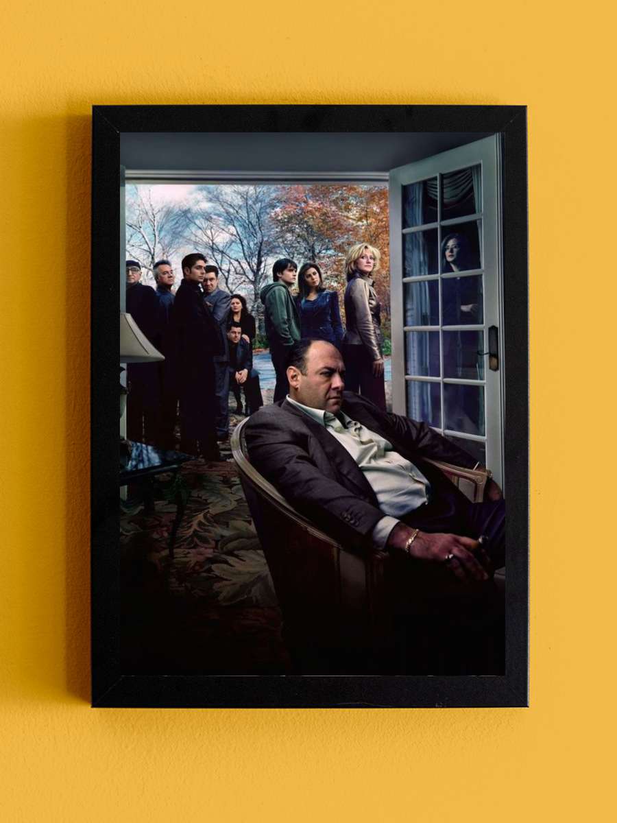 The Sopranos Dizi Tablo Siyah Çerçeveli Dizi Poster Duvar Tablo