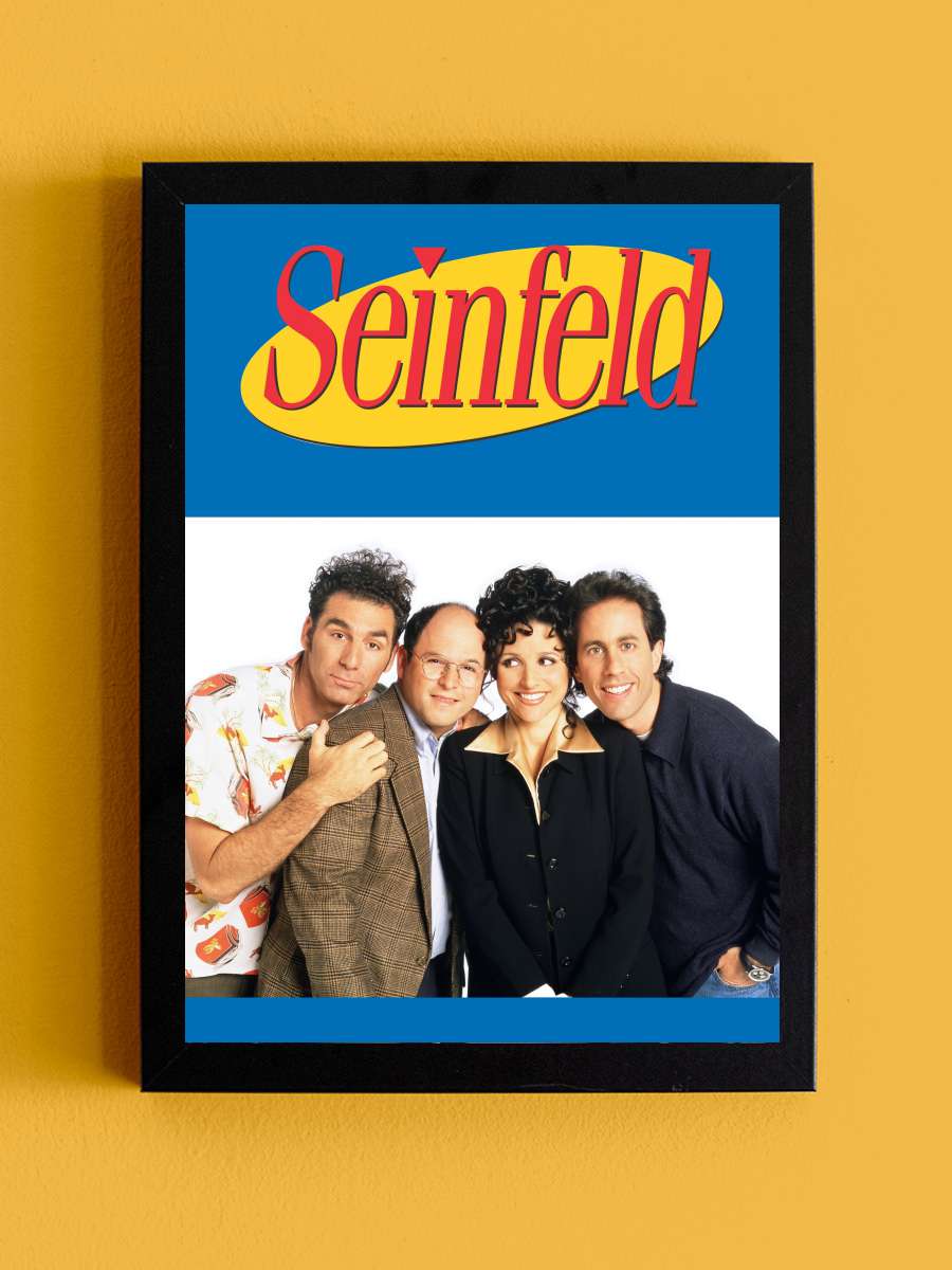 Seinfeld Dizi Tablo Siyah Çerçeveli Dizi Poster Duvar Tablo