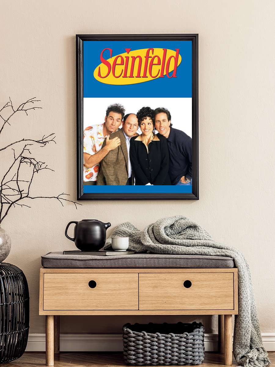 Seinfeld Dizi Tablo Siyah Çerçeveli Dizi Poster Duvar Tablo