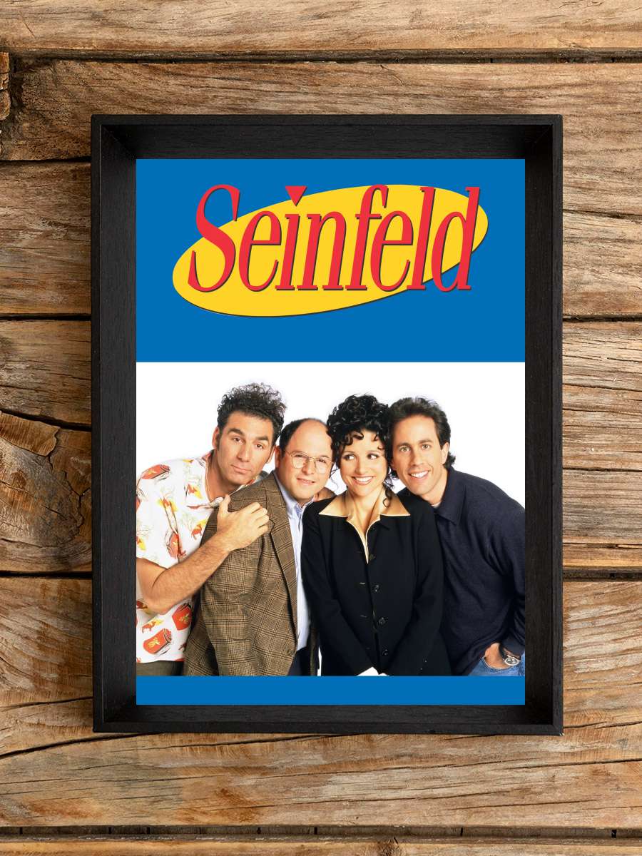 Seinfeld Dizi Tablo Siyah Çerçeveli Dizi Poster Duvar Tablo