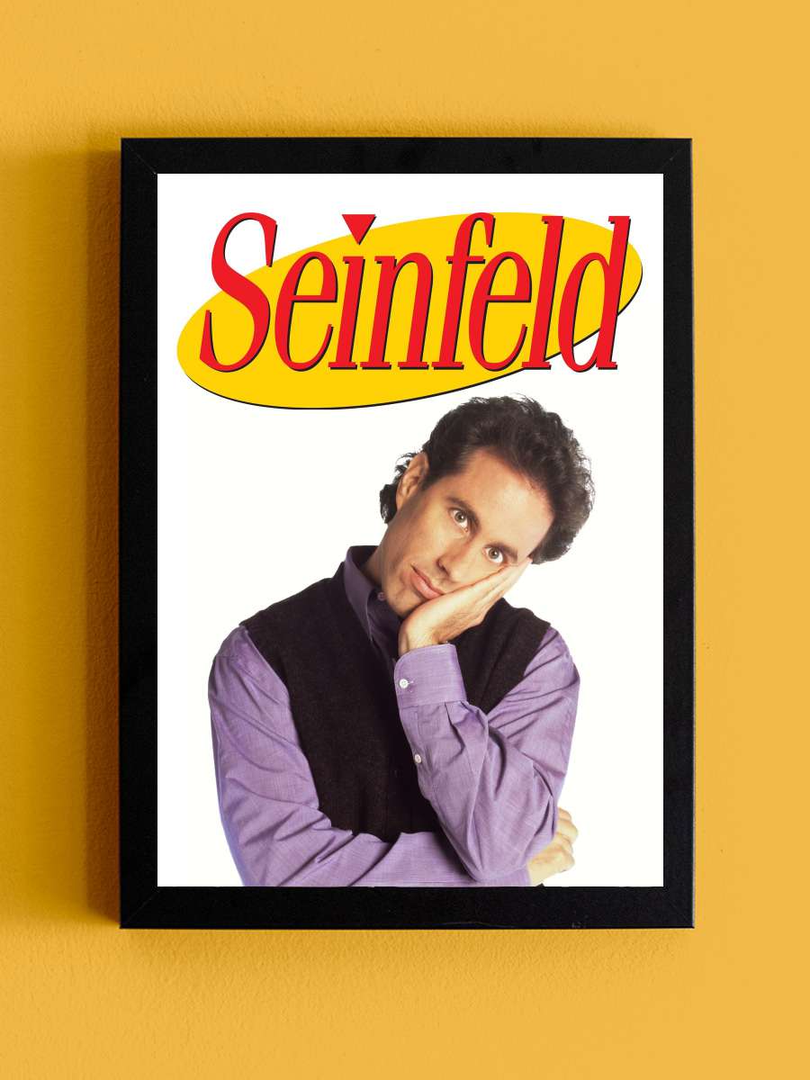 Seinfeld Dizi Tablo Siyah Çerçeveli Dizi Poster Duvar Tablo