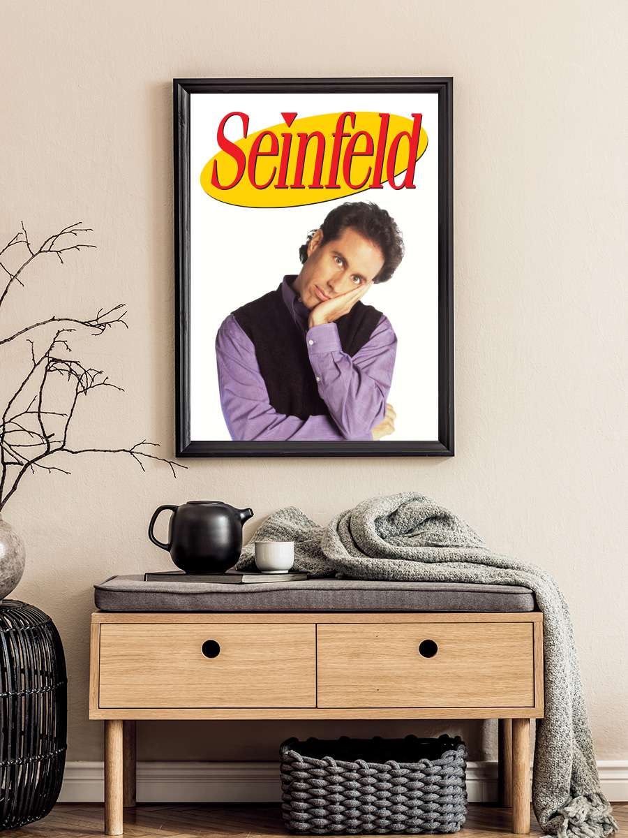 Seinfeld Dizi Tablo Siyah Çerçeveli Dizi Poster Duvar Tablo